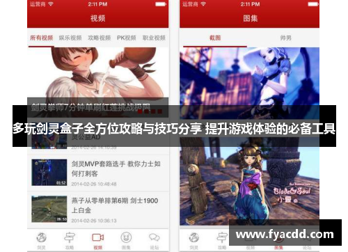 多玩剑灵盒子全方位攻略与技巧分享 提升游戏体验的必备工具